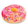 Beeztees Donut XL Regenboog, roze donut hondenknuffel met gekleurde spikkels