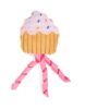 Pluche cupcake kattenspeelgoed met roze sliertjes van Beeztees