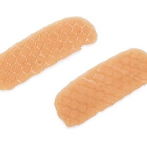 Close-up van de zachte structuur van de Beeztees kipfilet strips