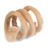 Beige speelveertje uit de Beeztees Sushi kattenspeelgoed set