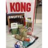 Dierendagpakket voor konijn en knaagdier met knaagrol, hayroll, snacks, Snuffel magazine en KONG shopper
