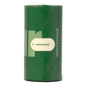 Groen rolletje geurloze Earth Rated poepzakjes