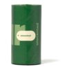 Groen rolletje geurloze Earth Rated poepzakjes van gerecycled plastic