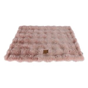 Hondendeken Boony EST1941 in de kleur Heather Rose, plat neergelegd