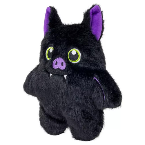 KONG Halloween Snuzzles Bat schuin van voren, platte vorm die je hond makkelijk oppakt