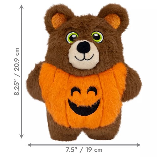 Afmetingen KONG Halloween Snuzzles Bear: ongeveer 21 cm hoog en 19 cm breed