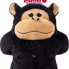 KONG Snuzzles XL Gorilla speeltje, volledige voorkant - groot pluche gorilla met pieper