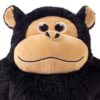 Close-up van KONG Snuzzles gorilla gezicht met grote ogen en glimlach