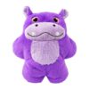 Close-up van de zachte pluche textuur van de KONG Snuzzles hondenknuffel