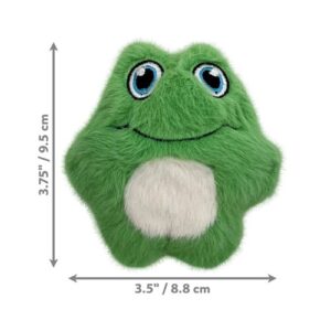 Afmetingen KONG Snuzzles Mini Frog: 9,5 cm hoog en 8,8 cm breed