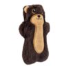 Zijaanzicht van de KONG Snuzzles Otter, hondenknuffel met full-body pieper
