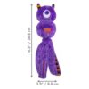 Afmetingen KONG Wubba Halloween Monster L, 36,8 cm lang en 8,8 cm breed