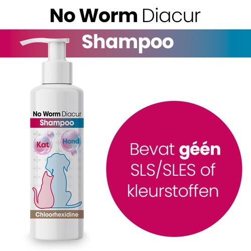 Fles Diacur shampoo zonder SLS, SLES en kleurstoffen