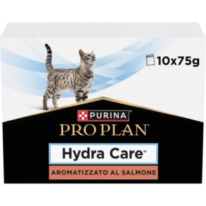 Doos Pro Plan Cat Hydra Care kattenvoer met zalmsmaak, 10 sachets van 75 gram