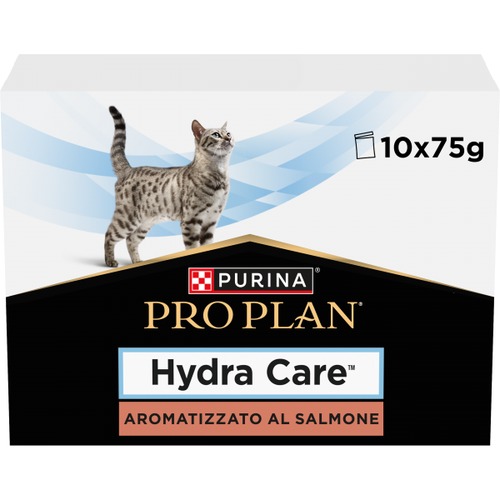Doos Pro Plan Cat Hydra Care kattenvoer met zalmsmaak, 10 sachets van 75 gram