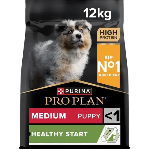Zak Pro Plan Medium Puppy Healthy Start puppyvoer met kip, 12 kg