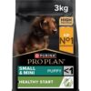 Verpakking Pro Plan Small & Mini Puppy Healthy Start kip, puppybrokjes van 3 kg
