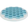 Trixie Slow Feeding voederplaat Hive in wit en blauw, bijenkorfpatroon, ø30 cm