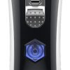 wahl-smart-clip-detail-bediening.jpg Detailweergave van de bediening en schakelaars van de Wahl Smart Clip hondentondeuse met precisie-controls