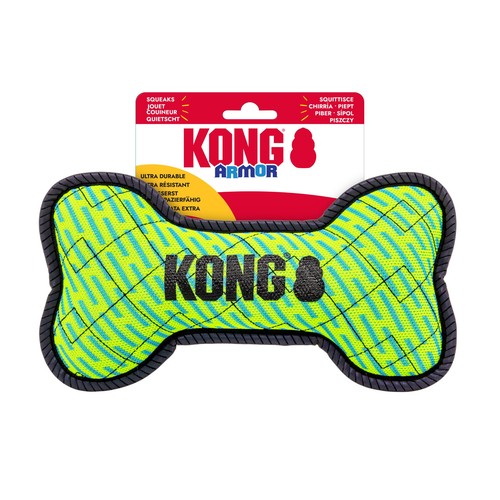 KONG Armor Bone in groen met reflecterende rand