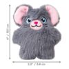 Afmetingen KONG Cat Snuzzles Mouse, 10,1 cm hoog en 8,8 cm breed