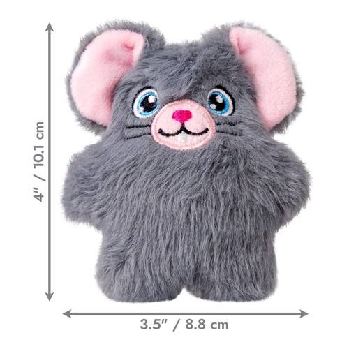 Afmetingen KONG Cat Snuzzles Mouse, 10,1 cm hoog en 8,8 cm breed